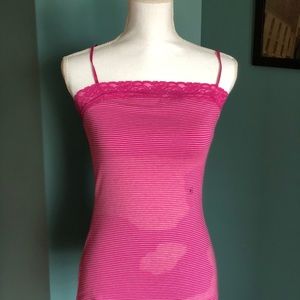NWT Pink Stripe Cami